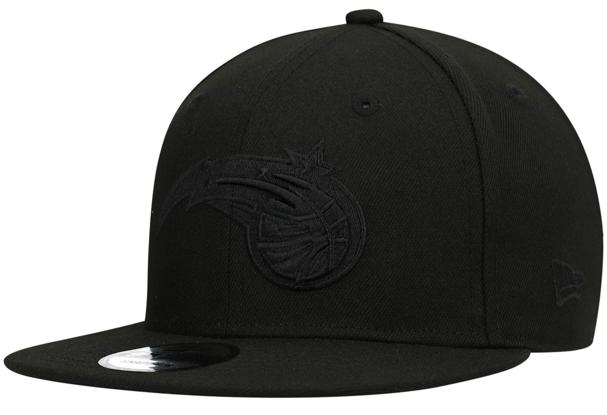 Orlando Magic New Era Black On Black Color Pack 9FIFTY Snapback Hat for Men product image 1, provided for visual reference