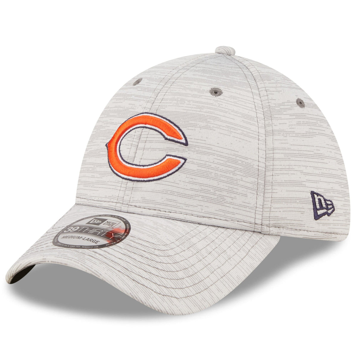 Chicago Bears New Era Gray 2022 NFL Training Camp Official Coach 39THIRTY Flex Hat for Men product image 1, provided for