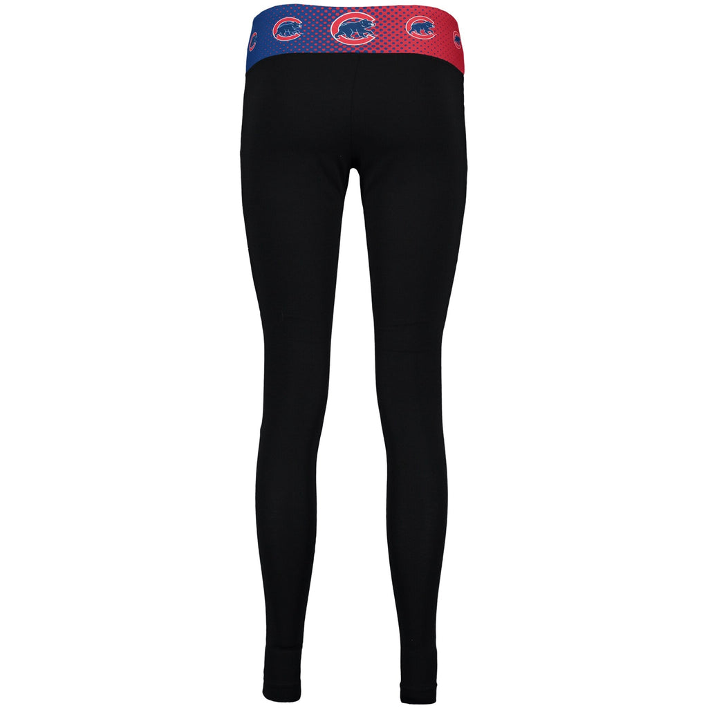 Chicago Cubs Dynamic Leggings for Women product image 2, provided for visual reference and product detail review