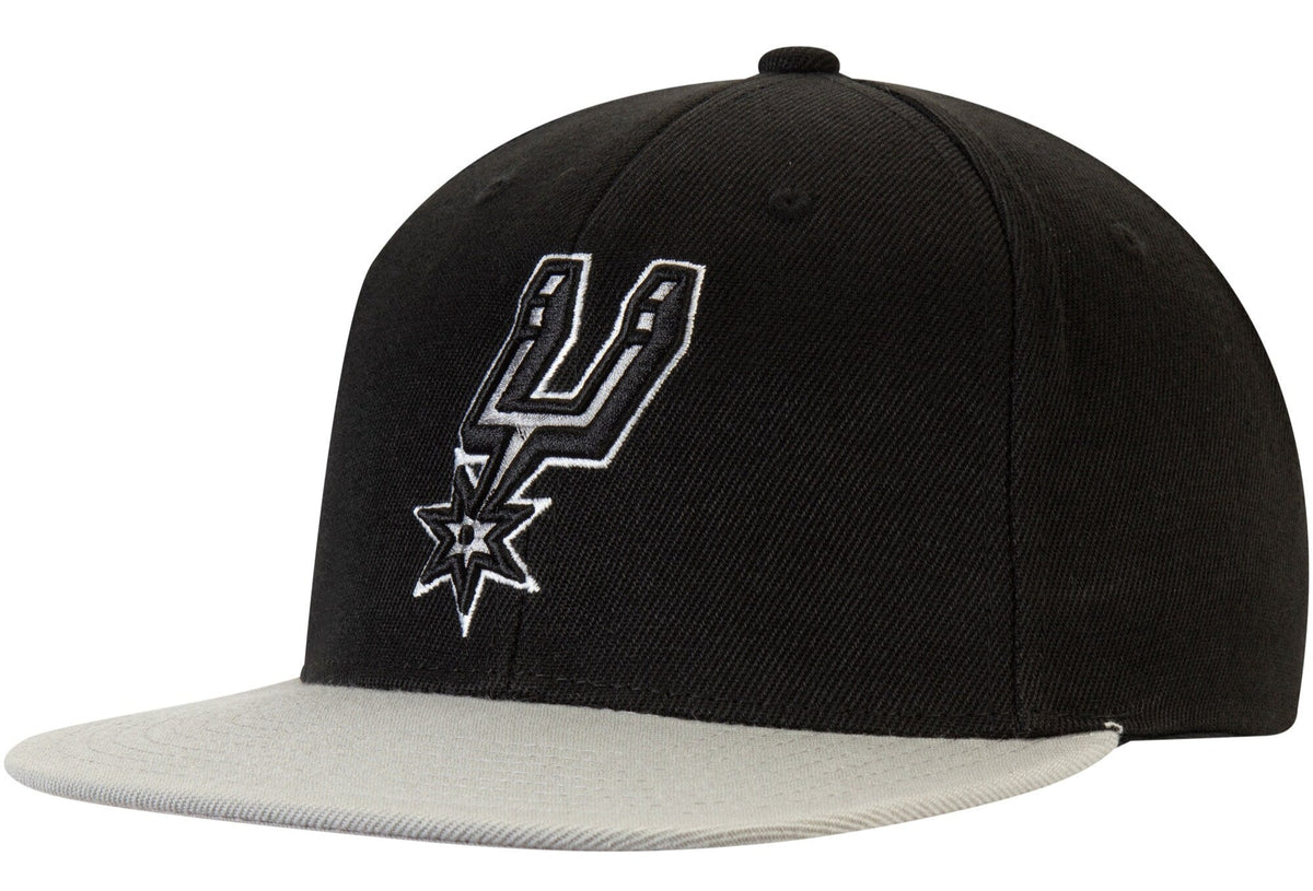 Mitchell & Ness San Antonio Spurs Core 2 Tone Black/Gray Adjustable Snapback Hat for Men product image 1, provided for