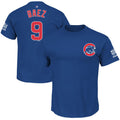 Mens Chicago Cubs Javier Baez Majestic Royal 2016 World Series Champions Name & Number T-Shirt product image 1, provided for