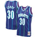 Mitchell & Ness Dell Curry Purple Charlotte Hornets 1994-95 Hardwood Classics Swingman Jersey for Men product image 1,