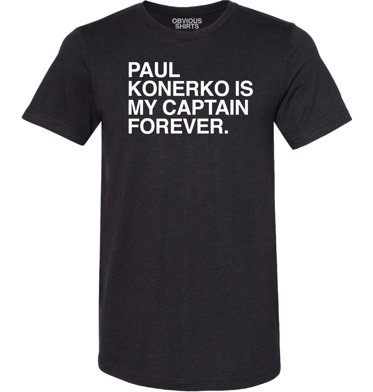Obvious Shirts Chicago White Sox "Paul Konerko Is My Captain Forever." T-Shirt for Men product image 1, provided for visual