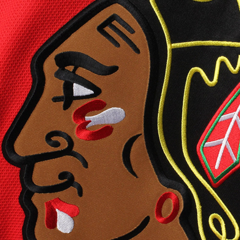 Mens Chicago Blackhawks Steve Larmer Premier Home Jersey product image 2, provided for visual reference and product detail