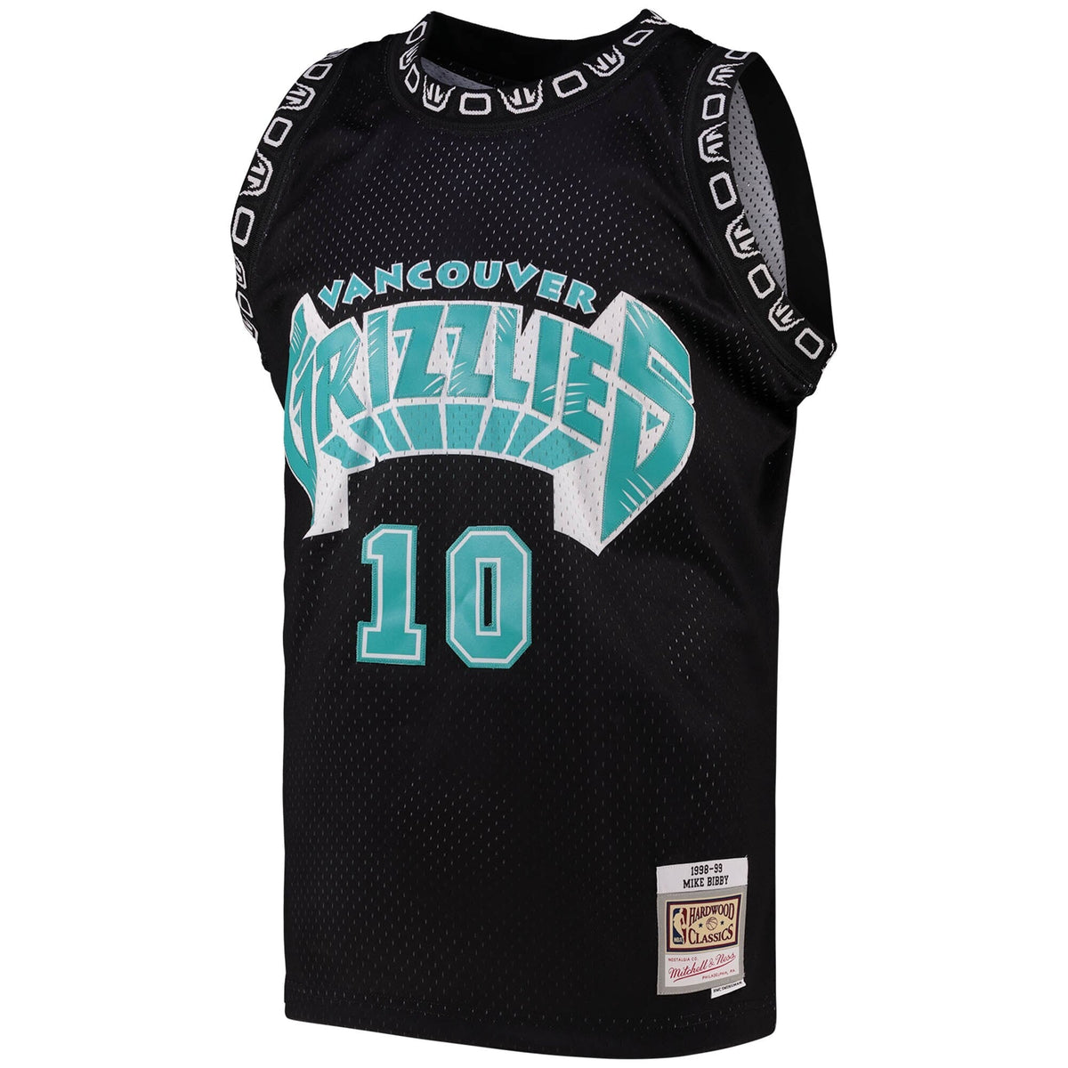Vancouver Grizzlies Mike Bibby Black Swingman Jersey by Mitchell & Ness for Men product image 2, provided for visual