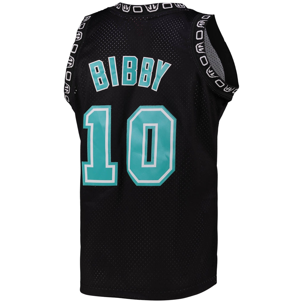 Vancouver Grizzlies Mike Bibby Black Swingman Jersey by Mitchell & Ness for Men product image 3, provided for visual