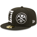 Denver Nuggets New Era Black 2022 NBA Draft 9FIFTY Snapback Hat product image 1, provided for visual reference and product