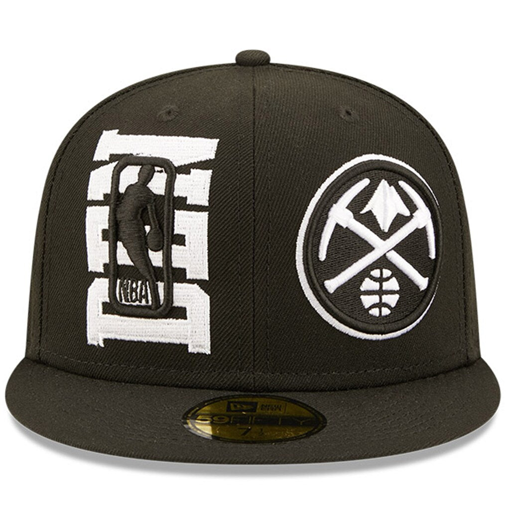Denver Nuggets New Era Black 2022 NBA Draft 9FIFTY Snapback Hat product image 2, provided for visual reference and product