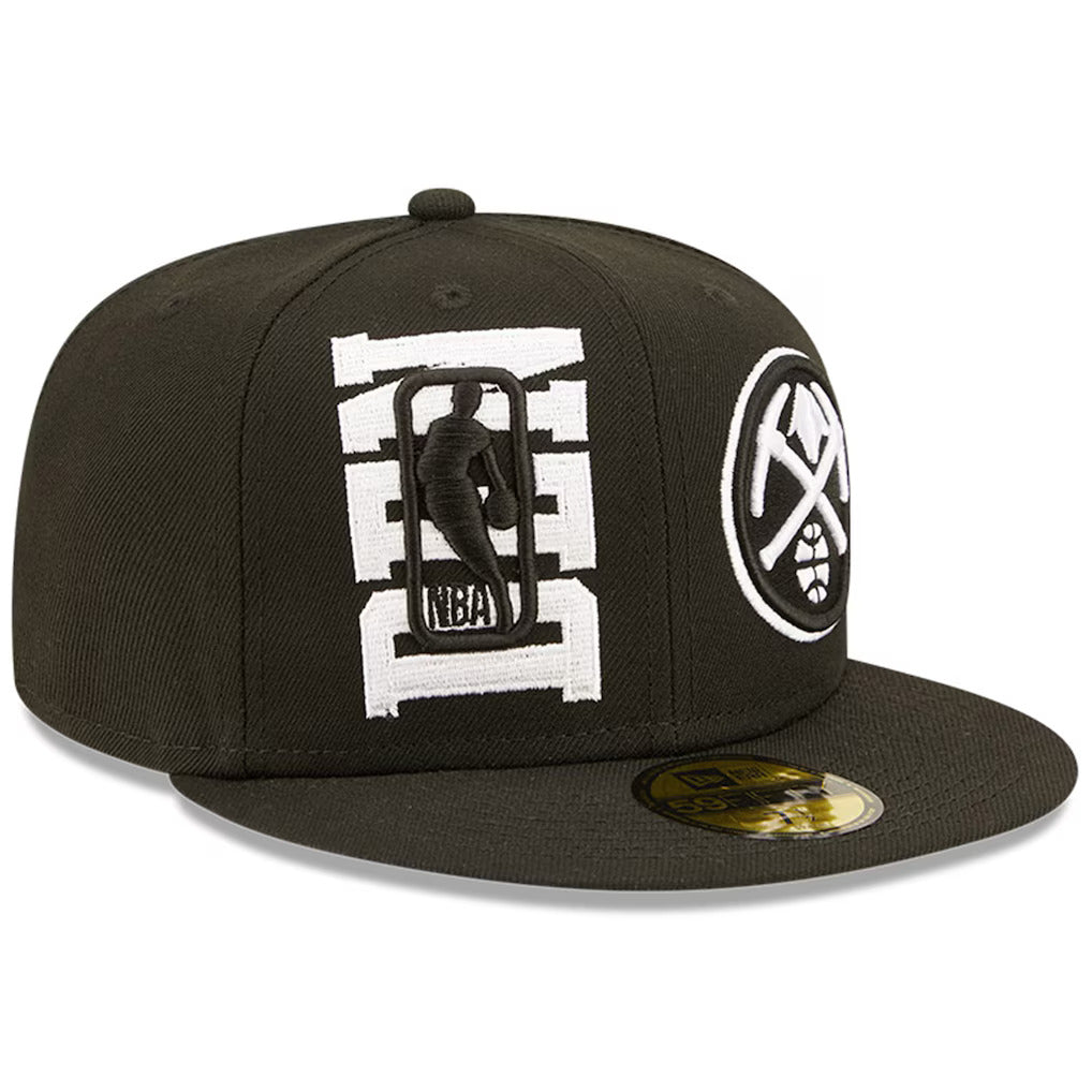 Denver Nuggets New Era Black 2022 NBA Draft 9FIFTY Snapback Hat product image 3, provided for visual reference and product