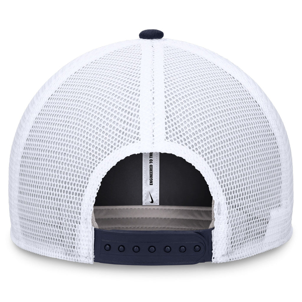 Michigan Wolverines Nike Legacy Rise Mascot Trucker Adjustable Hat - Navy/White product image 2, provided for visual