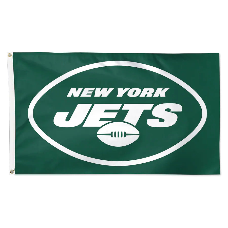 New York Jets Team Logo 3x5 Flag product image 1, provided for visual reference and product detail review