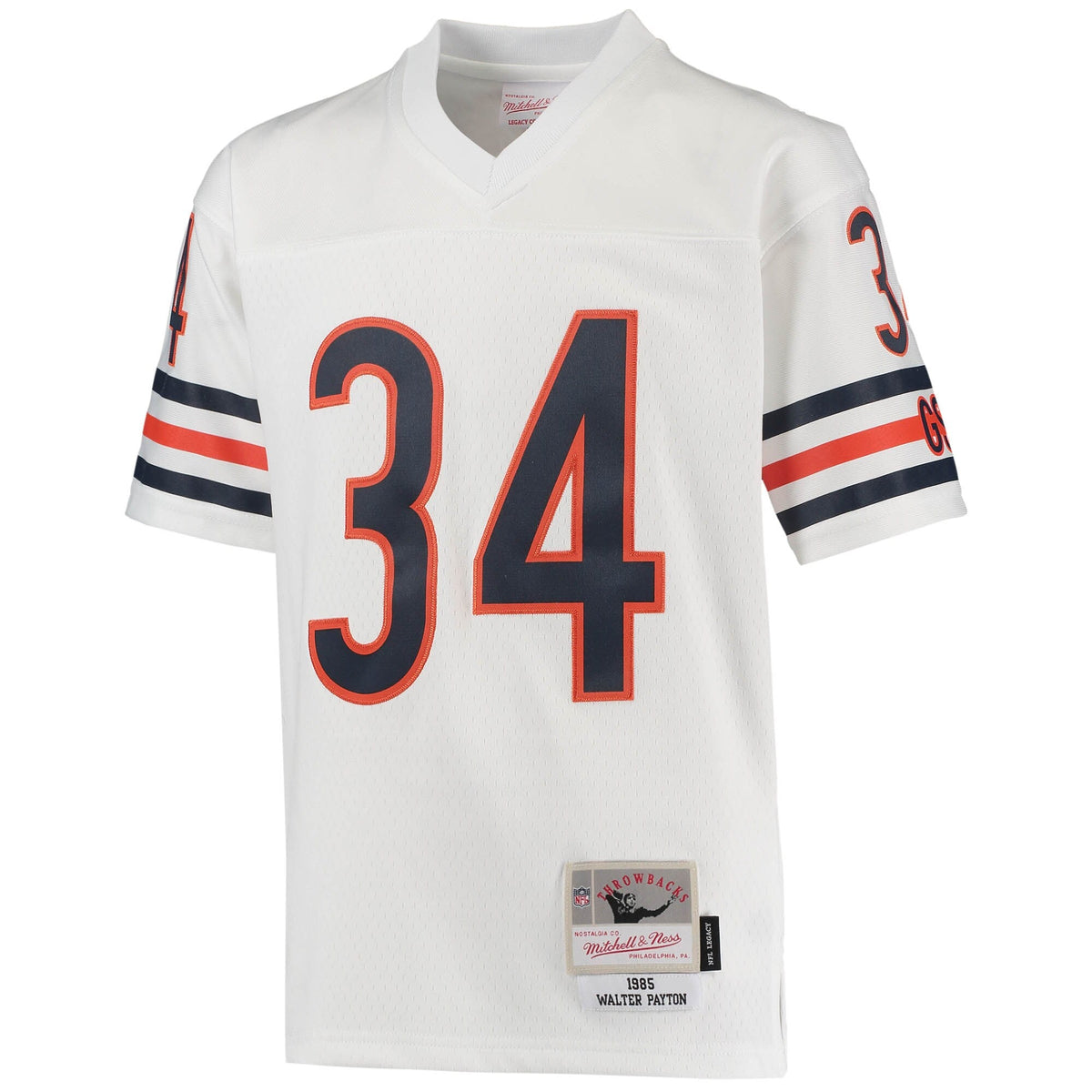 Youth Chicago Bears Walter Payton Mitchell & Ness White 1985 Retired Player Legacy Jersey product image 2, provided for