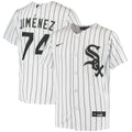 NIKE Youth Eloy Jimenez Chicago White Sox White Home Replica Jersey product image 1, provided for visual reference and