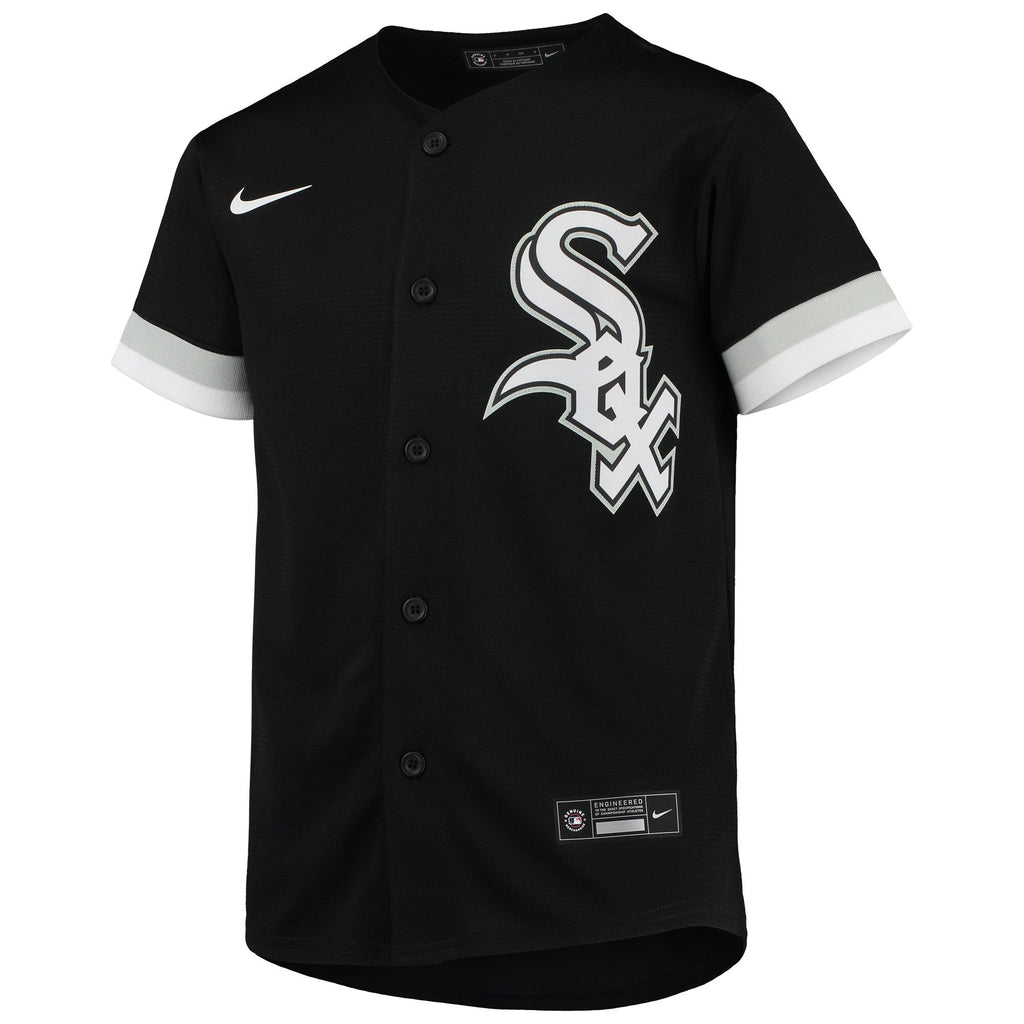 Youth Chicago White Sox Luis Robert Nike Black Alternate Replica Player Jersey product image 2, provided for visual