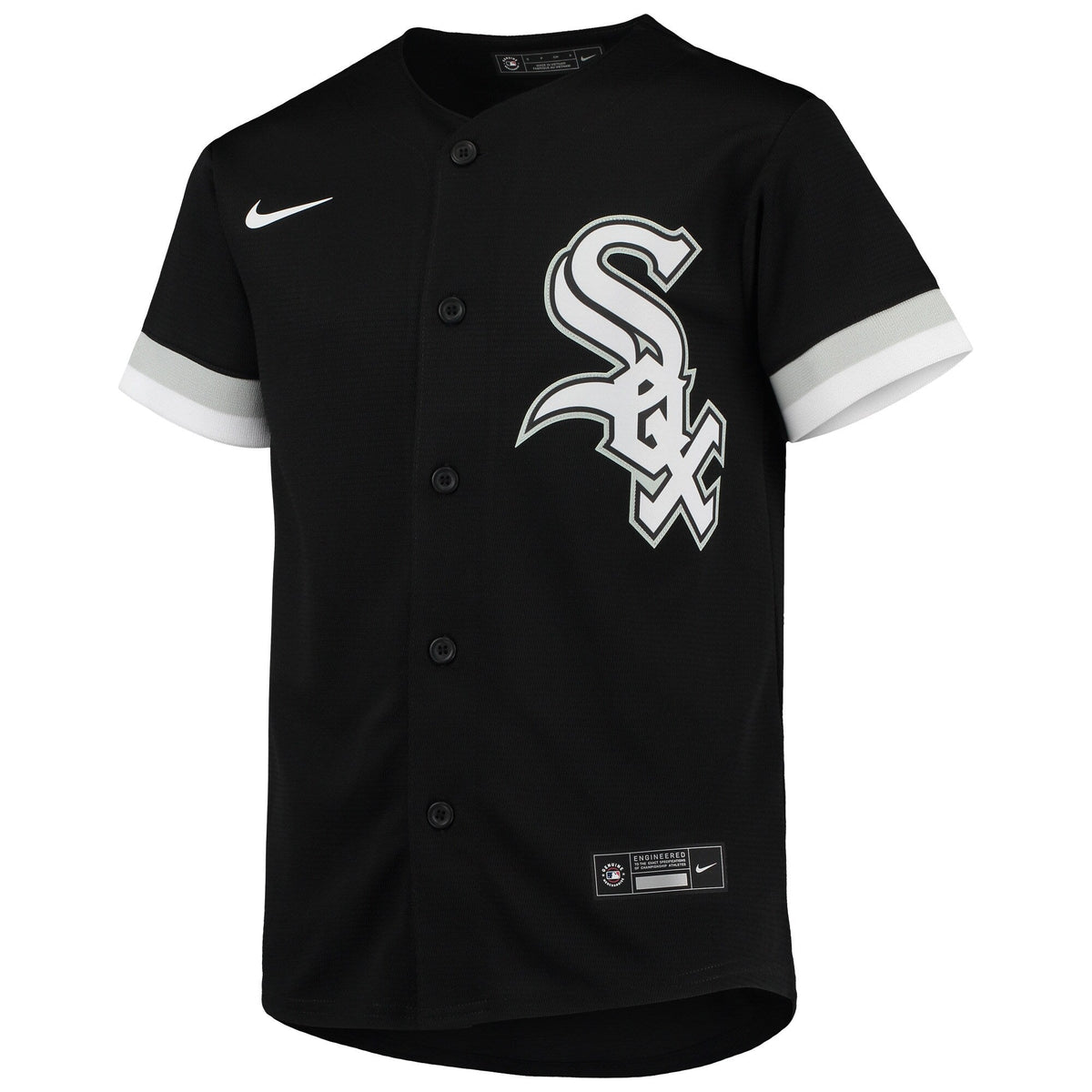 Youth Chicago White Sox Luis Robert Nike Black Alternate Replica Player Jersey product image 2, provided for visual
