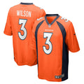 Youth Denver Broncos Russell Wilson Nike Orange Game Jersey product image 1, provided for visual reference and product